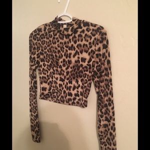 Forever 21 leopard top